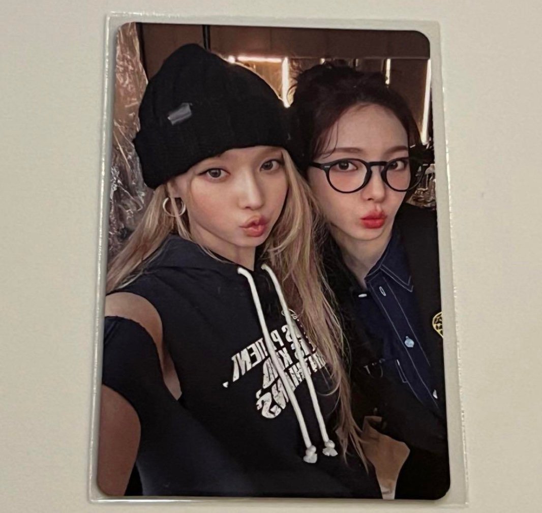 Aespa whiplash wanner wms unit karina and winter photocard