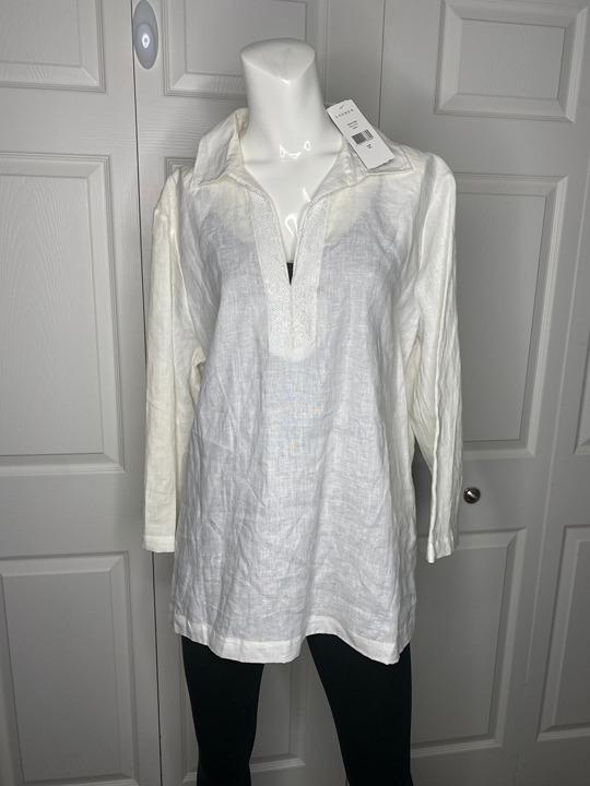 LAUREN / RALPH LAUREN Tunic Linen Sz XL NWT!