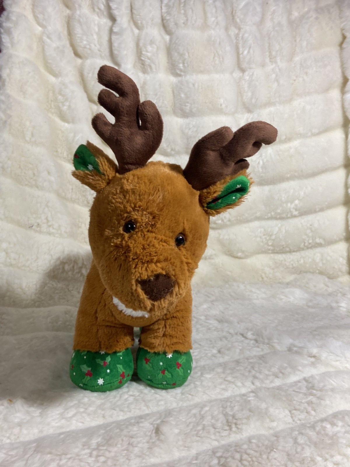 Build A Bear Reindeer Holly Berry Rare