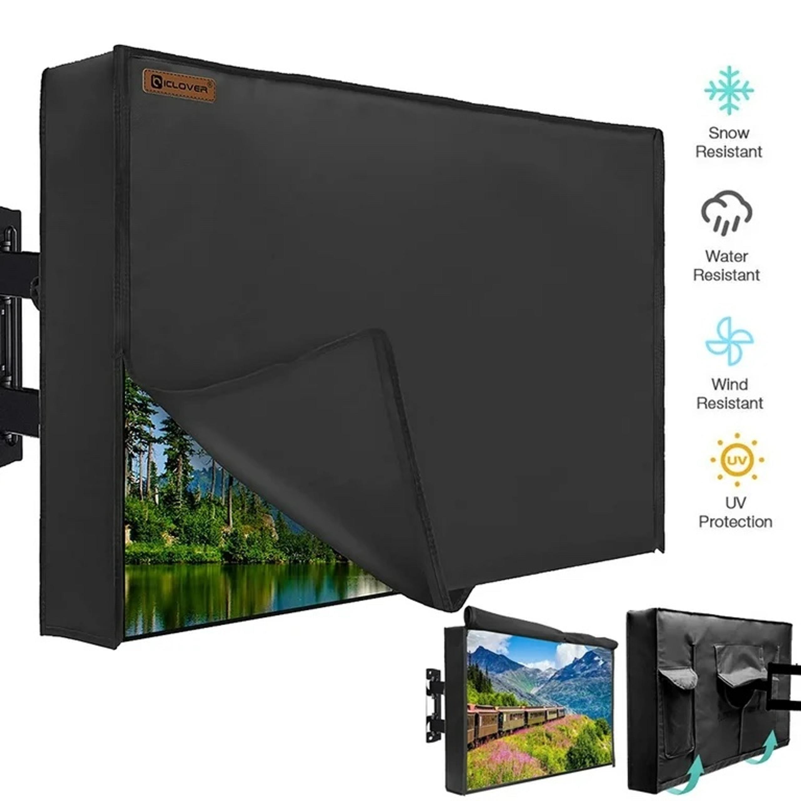 Outdoor TV Cover LED Flat Screen Television Protector Universal Weatherproof