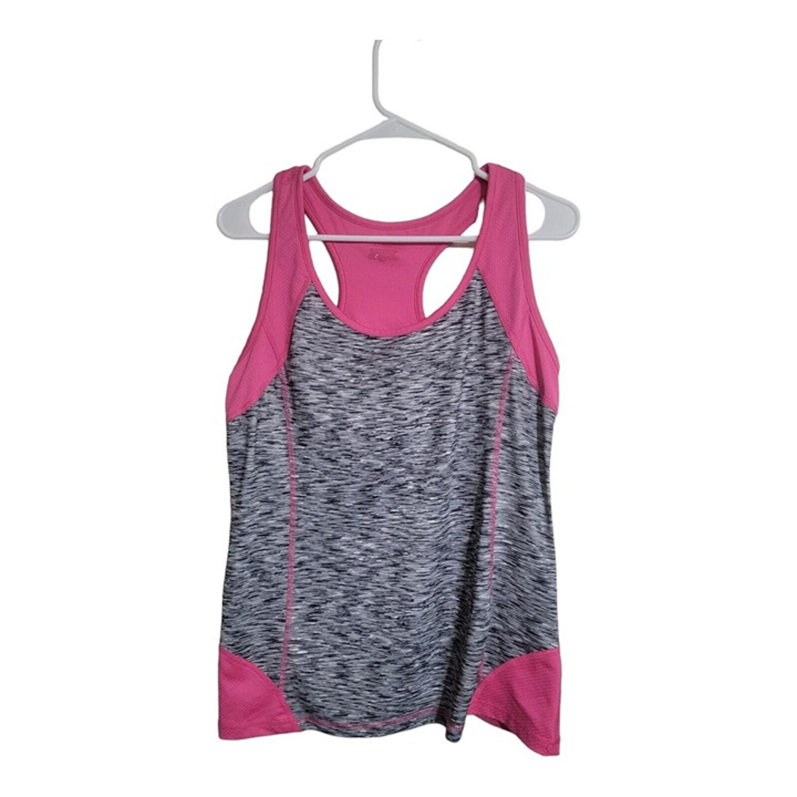 Tek Gear Tank Top Women M Multicolor Racerback Crossfit Training Gym Athletic