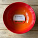 Le Creuset Stoneware Vancouver Serving Bowl, 2 3/8 qt,9 3/8 in, Flame/Orange NEW