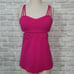 Lululemon Size 4 Exquisite Tank 2 Jeweled Magenta Strappy Back Workout Gym