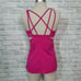 Lululemon Size 4 Exquisite Tank 2 Jeweled Magenta Strappy Back Workout Gym