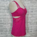 Lululemon Size 4 Exquisite Tank 2 Jeweled Magenta Strappy Back Workout Gym