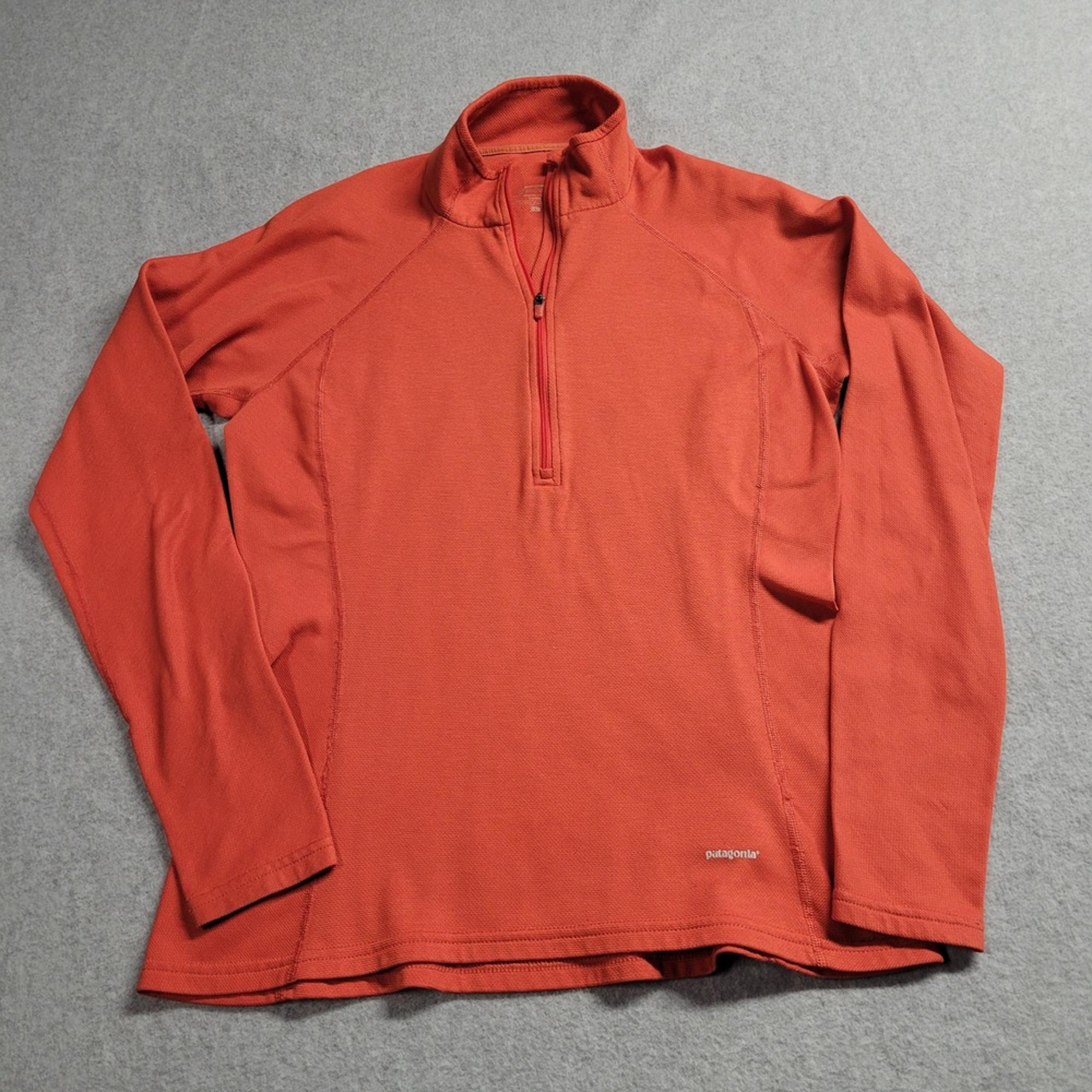 Patagonia Women's Quarter Zip Jacket Pullover Lightweight Base Layer Size Large