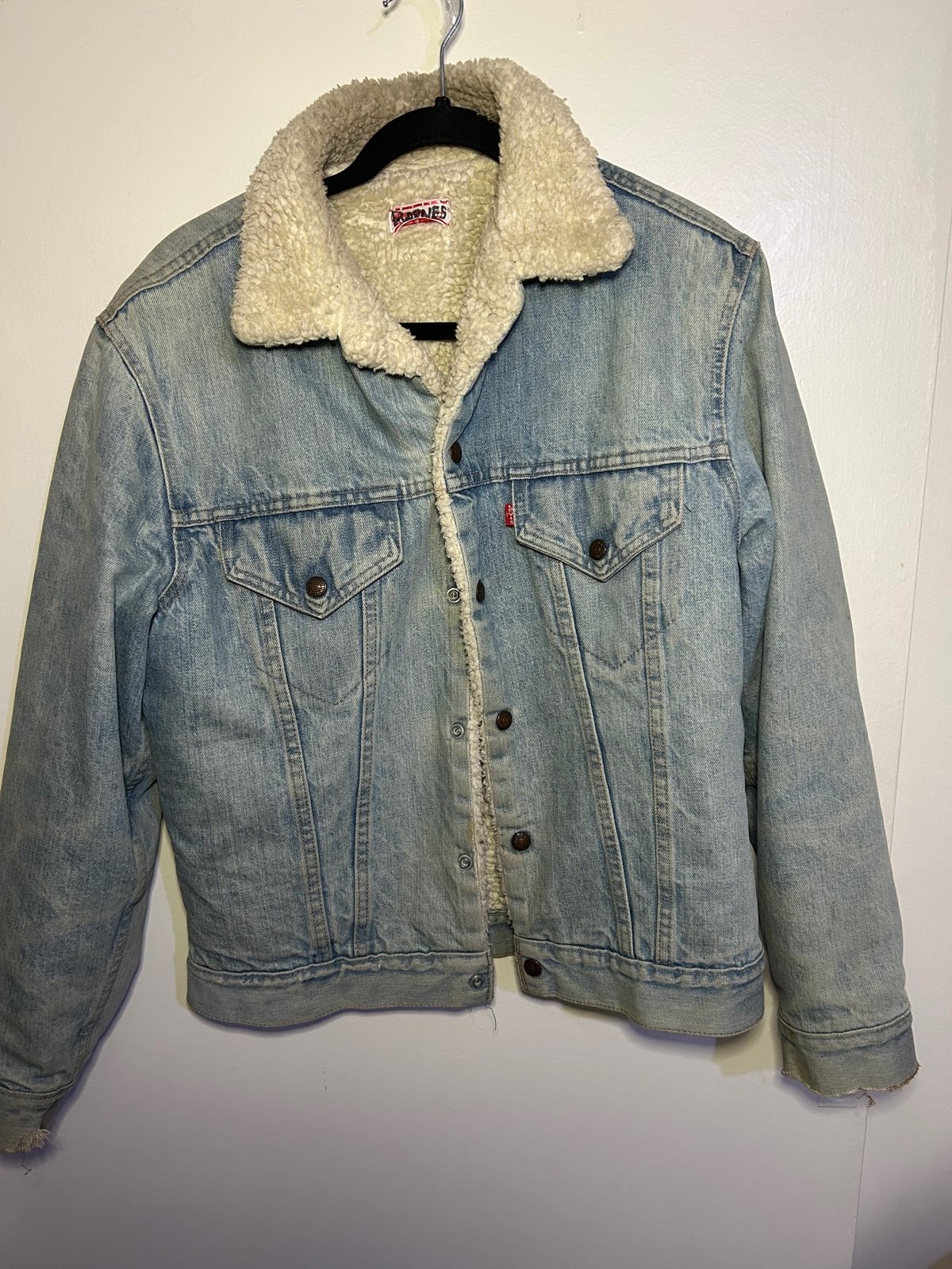 Levi sherpa jean jackets 40