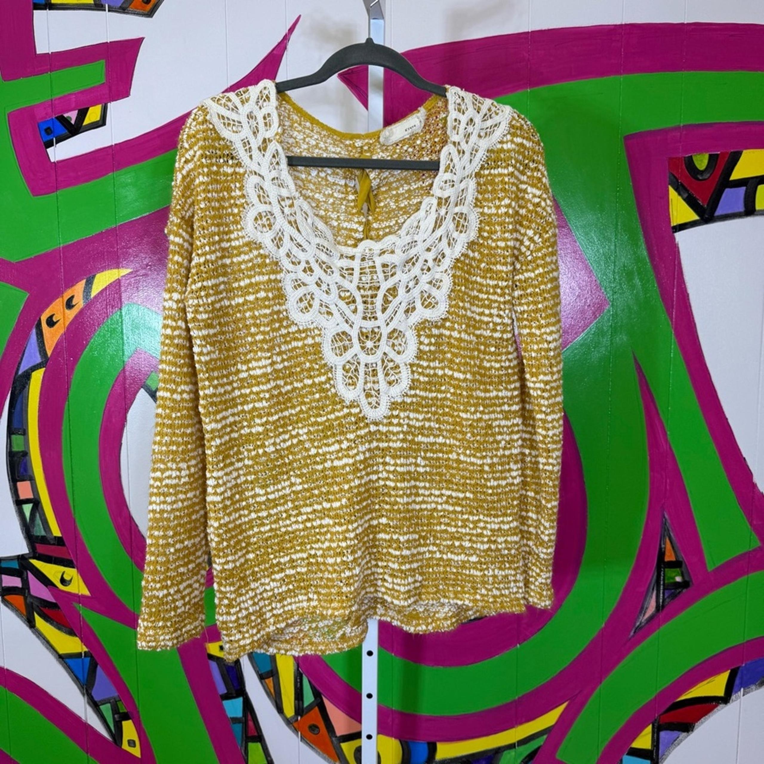 a'reve by Anthropologie, Knit Sweater Tie in the back. Size similar to a Medium!