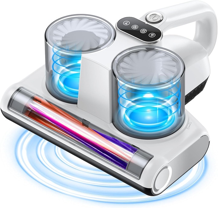 NEW Mattress Vacuum Bed Vacuum Cleaner with 253.7nm UV-C Light, 16Kpa Suction,