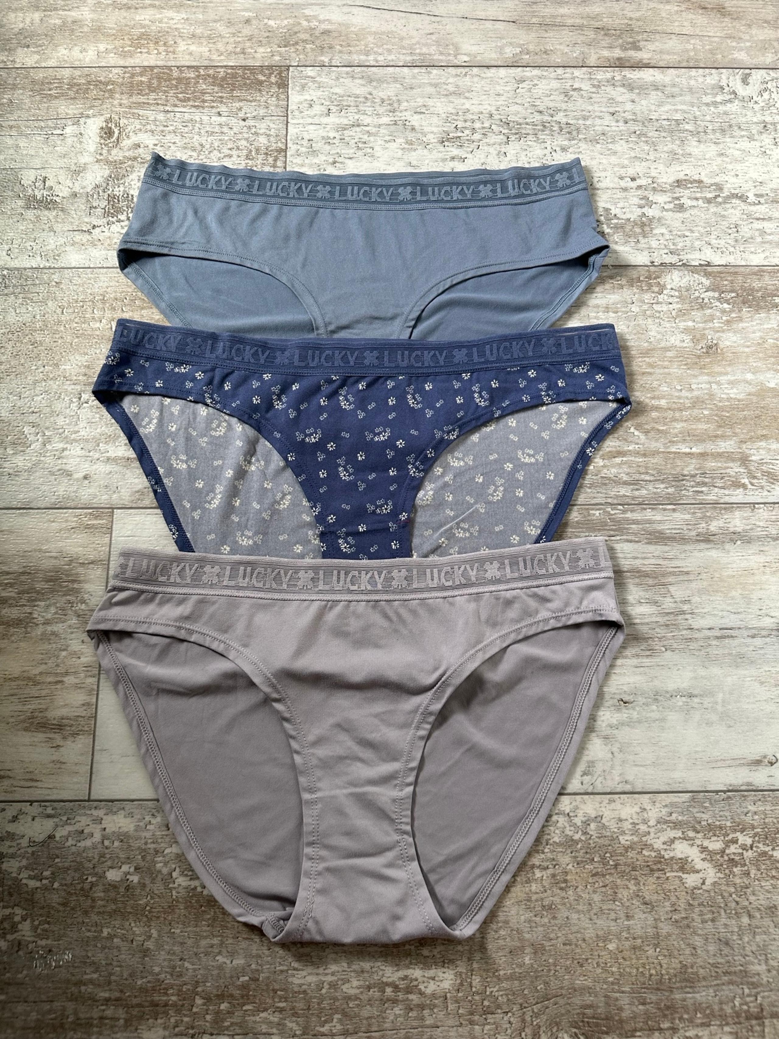 LUCKY BRAND WOMENS BLUE PRINT PANTIES
