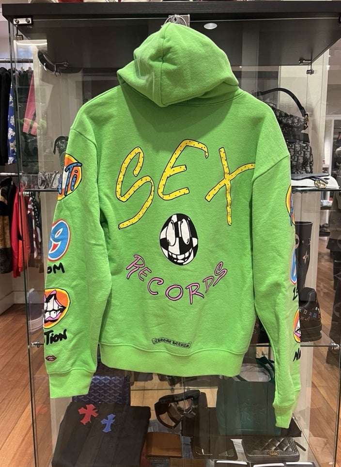 [AUTHENTIC] Chrome Hearts Matty Boy Sex Records Hoodie Size M lightly Used