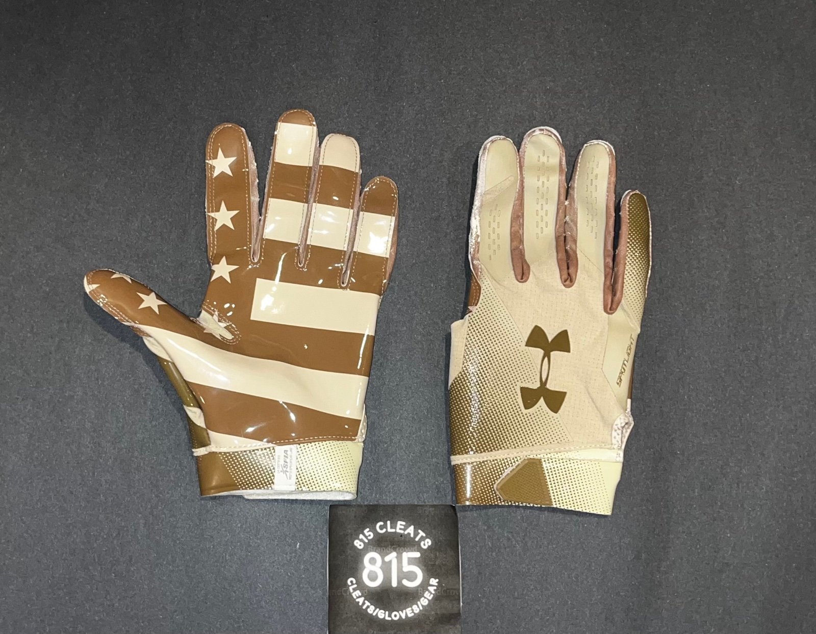 RARE Under Armour football gloves
