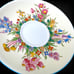 Wedgwood Prairie Flowers Saucers Only SET of 4 Colorful Hand Painted Porcelain