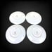 Wedgwood Prairie Flowers Saucers Only SET of 4 Colorful Hand Painted Porcelain