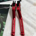 POISON SCORPION Red Motorcycle Brake Clutch Levers