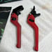 POISON SCORPION Red Motorcycle Brake Clutch Levers