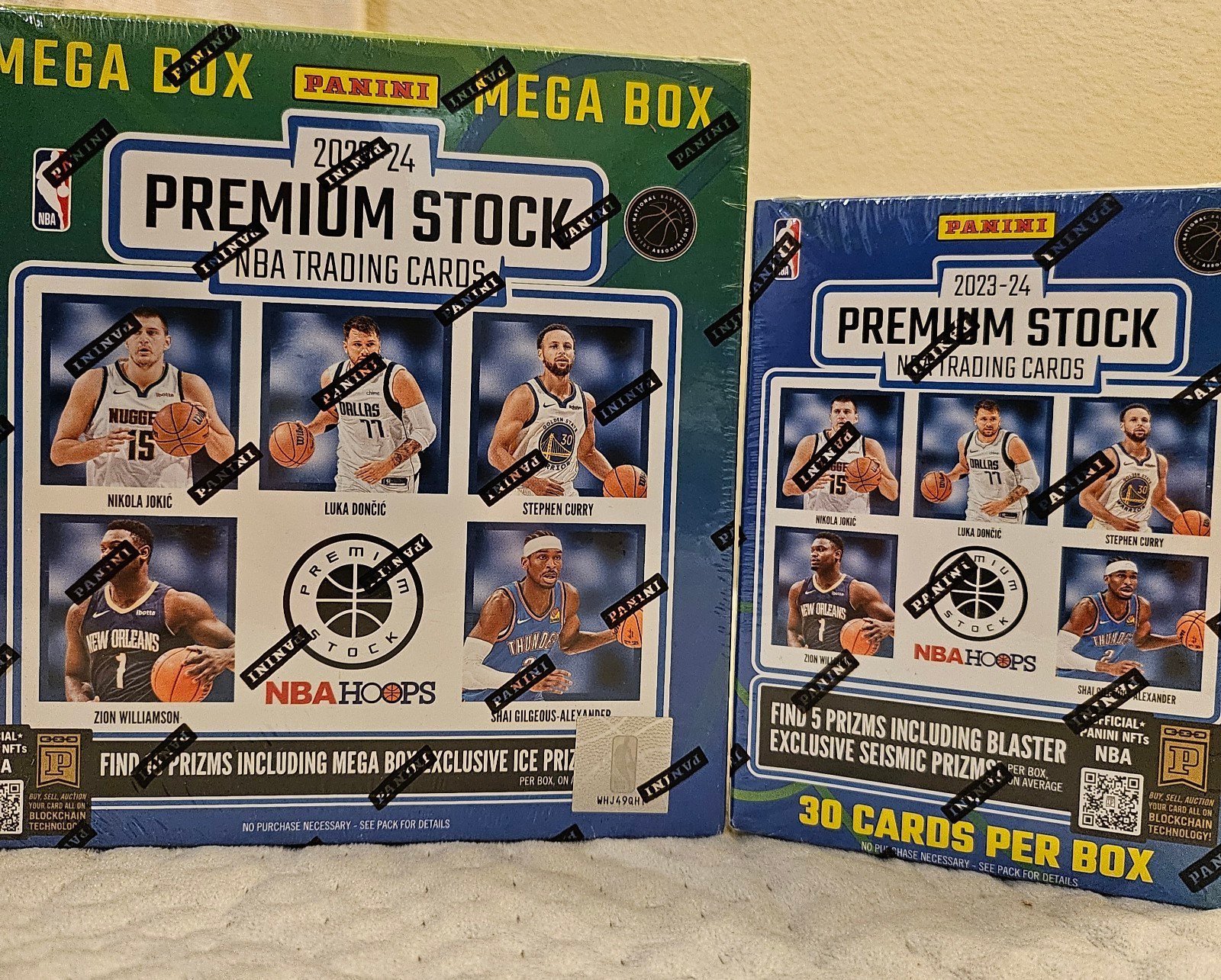 PANINI 2023-24 PREMIUM STOCK NBA MEGA/ BLASTER COMBO! 2 BOXES 1 PRICE! NEW!