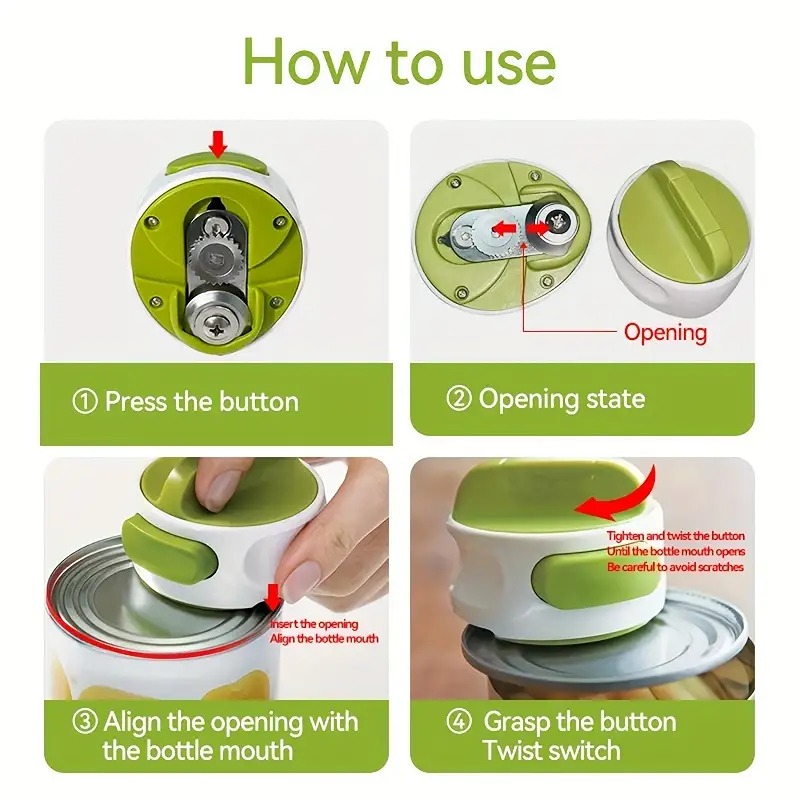 Upgrade Your Kitchen Essentials with the Best Handheld Can Opener - Effortlessly