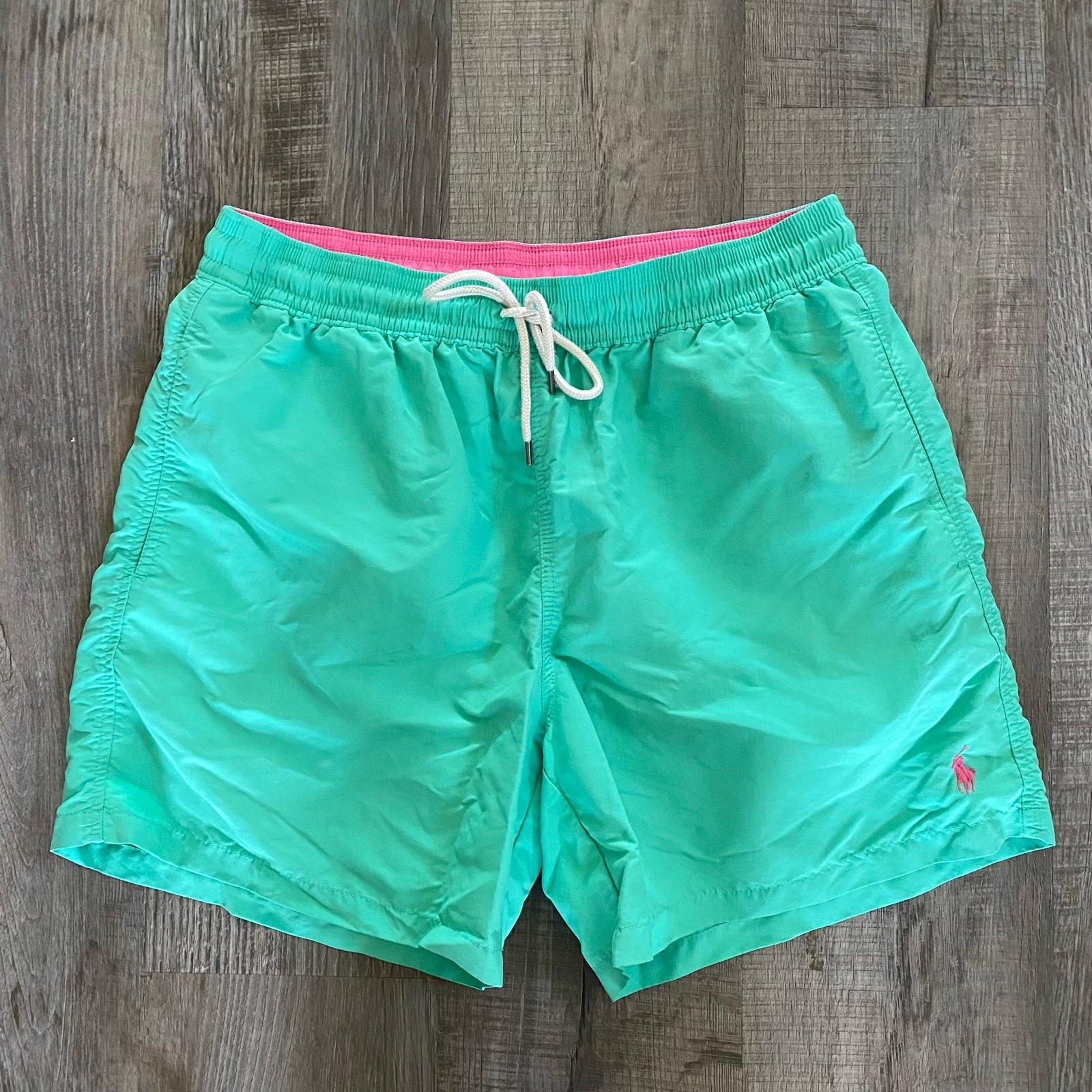 Polo Ralph Lauren Men's Green Swim Trunks Large
