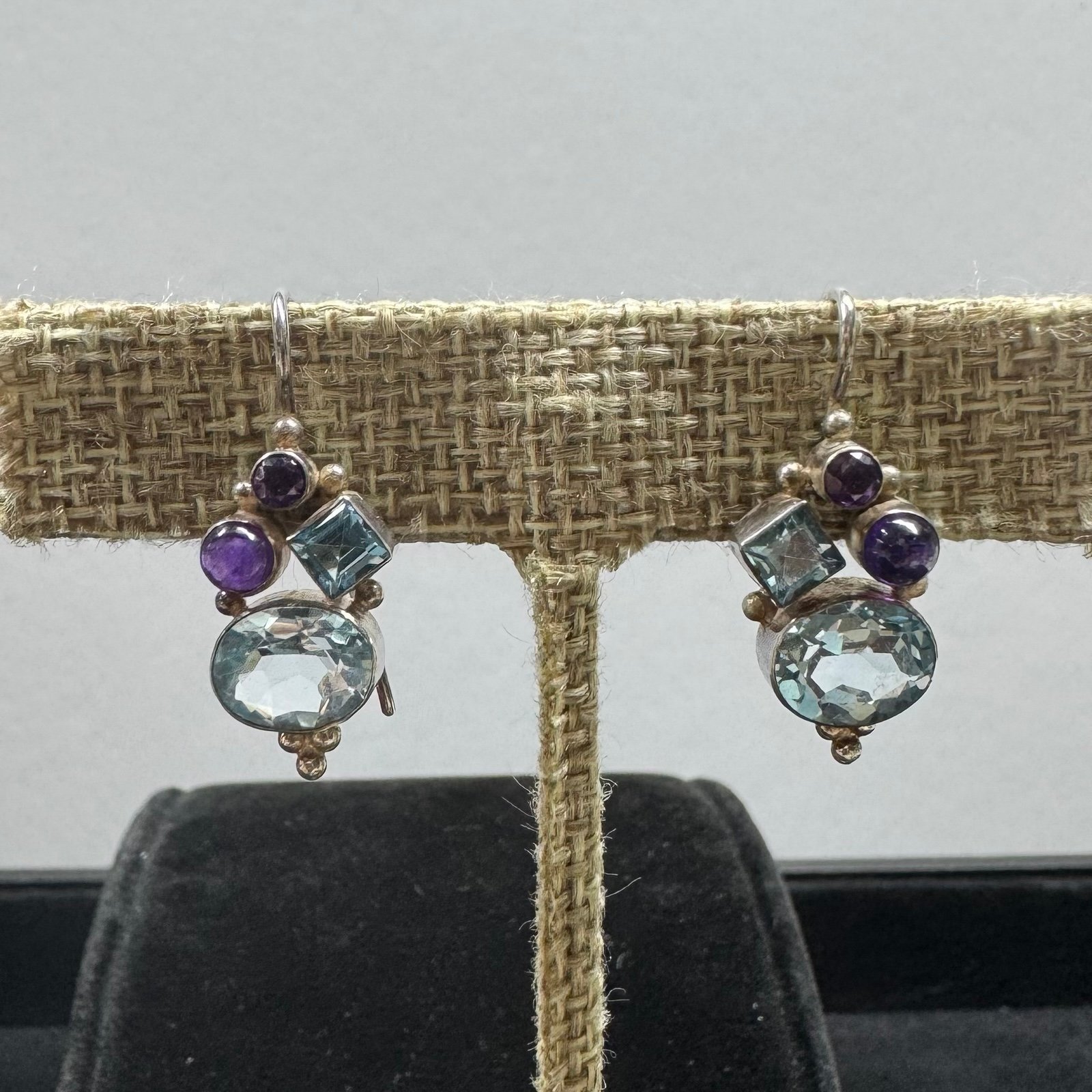 Artisan Sterling Silver w/ Topaz and Amethyst #222
