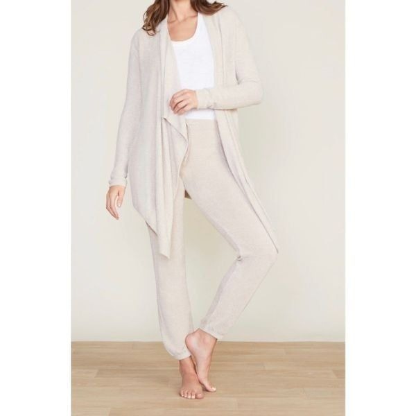 Barefoot Dreams CozyChic Lite Island Cream Wrap Cardigan Women's S/M