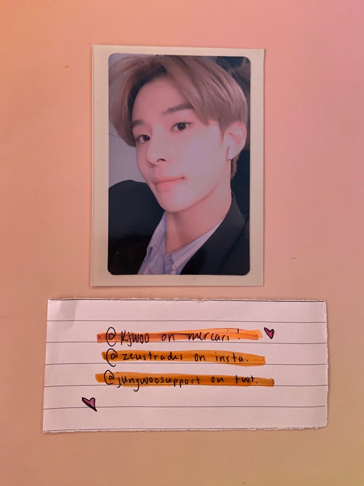 nct jungwoo 2018 fp ticket holder pc