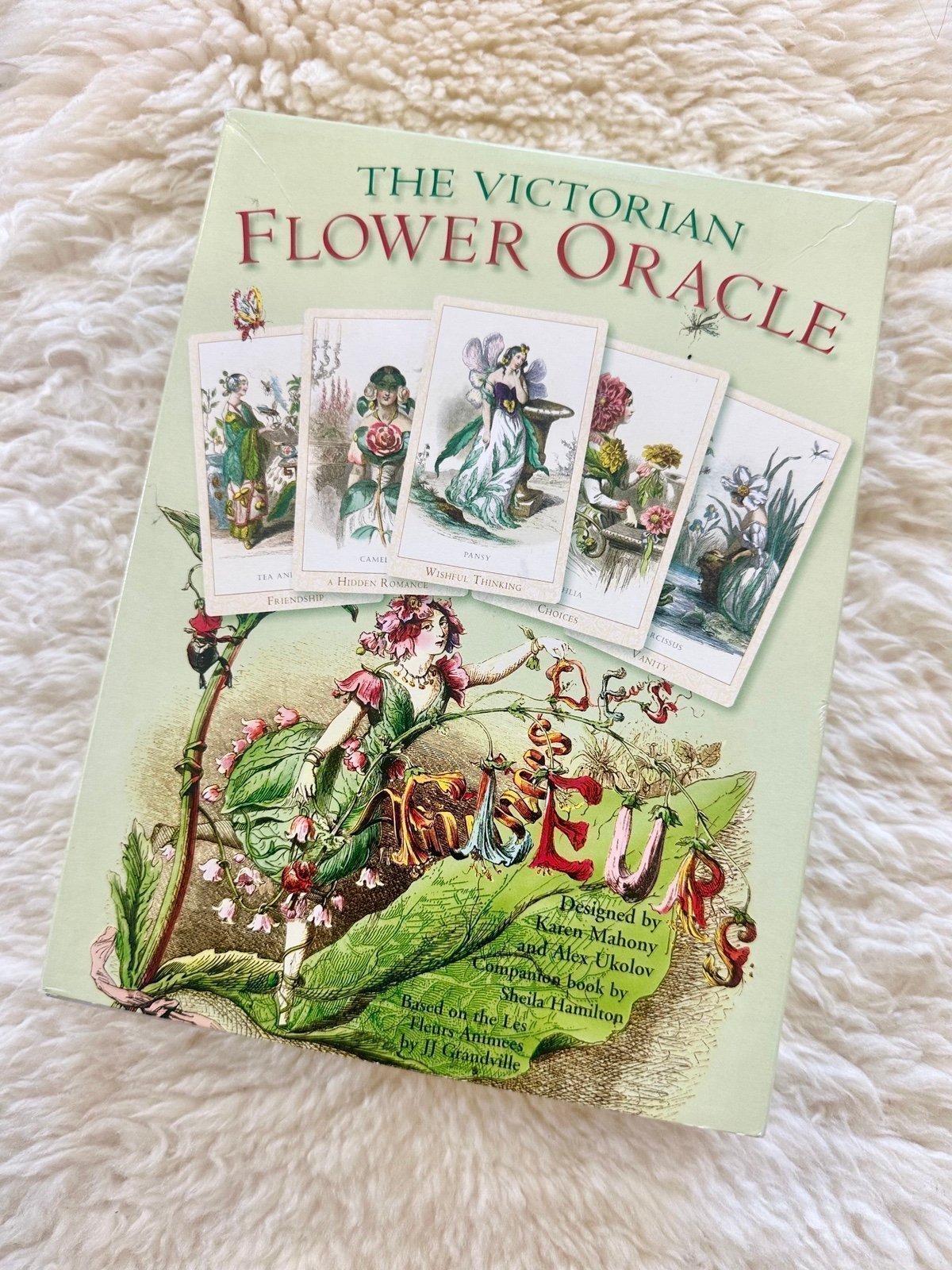 The Victorian Flower oracle, Karen Mahony and Alex Ukolov, VERY RARE, OOP