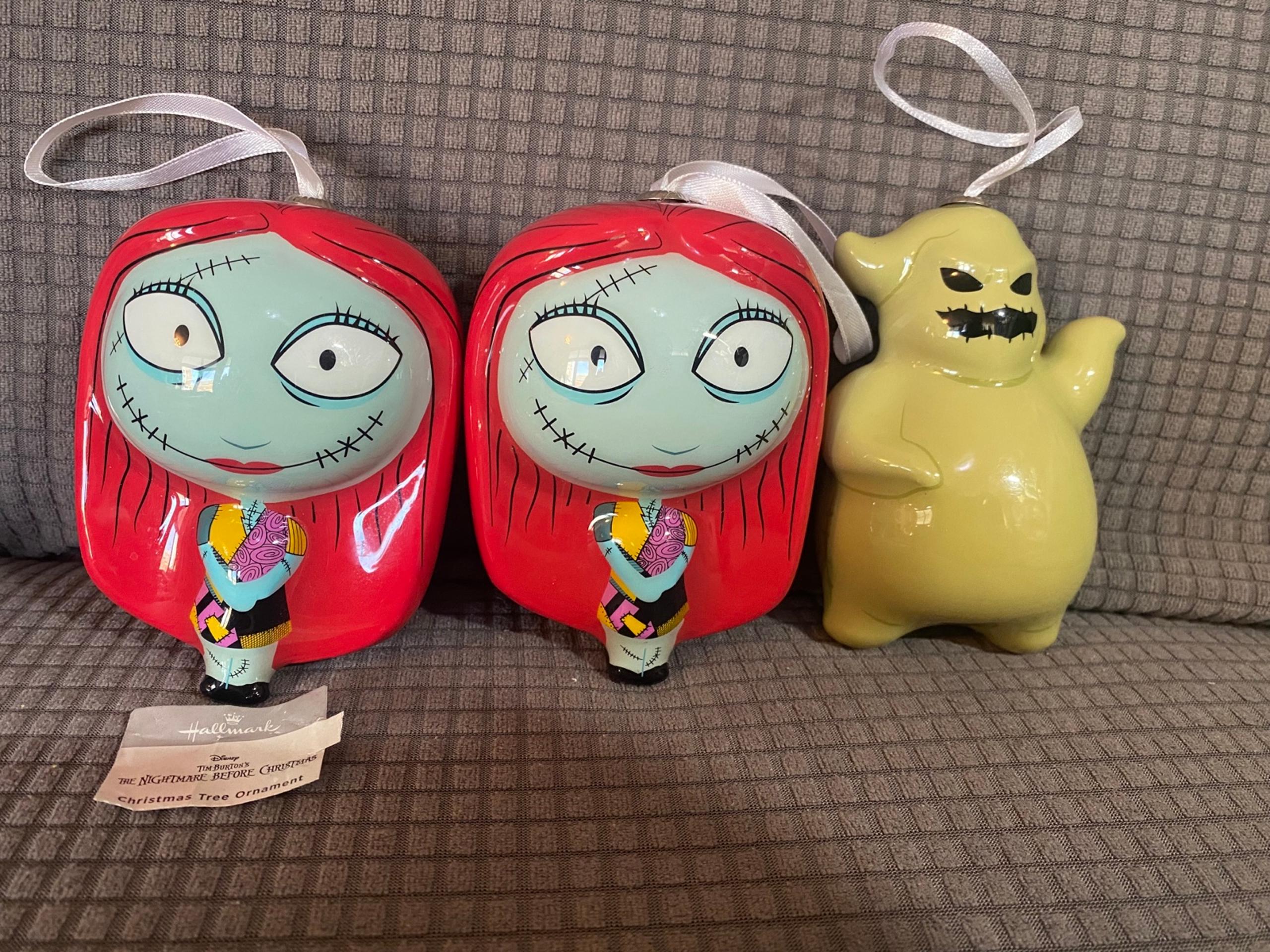 Nightmare Before Christmas Sally Oogie Boogie Tree Ornaments Set of 3 - Hallmark