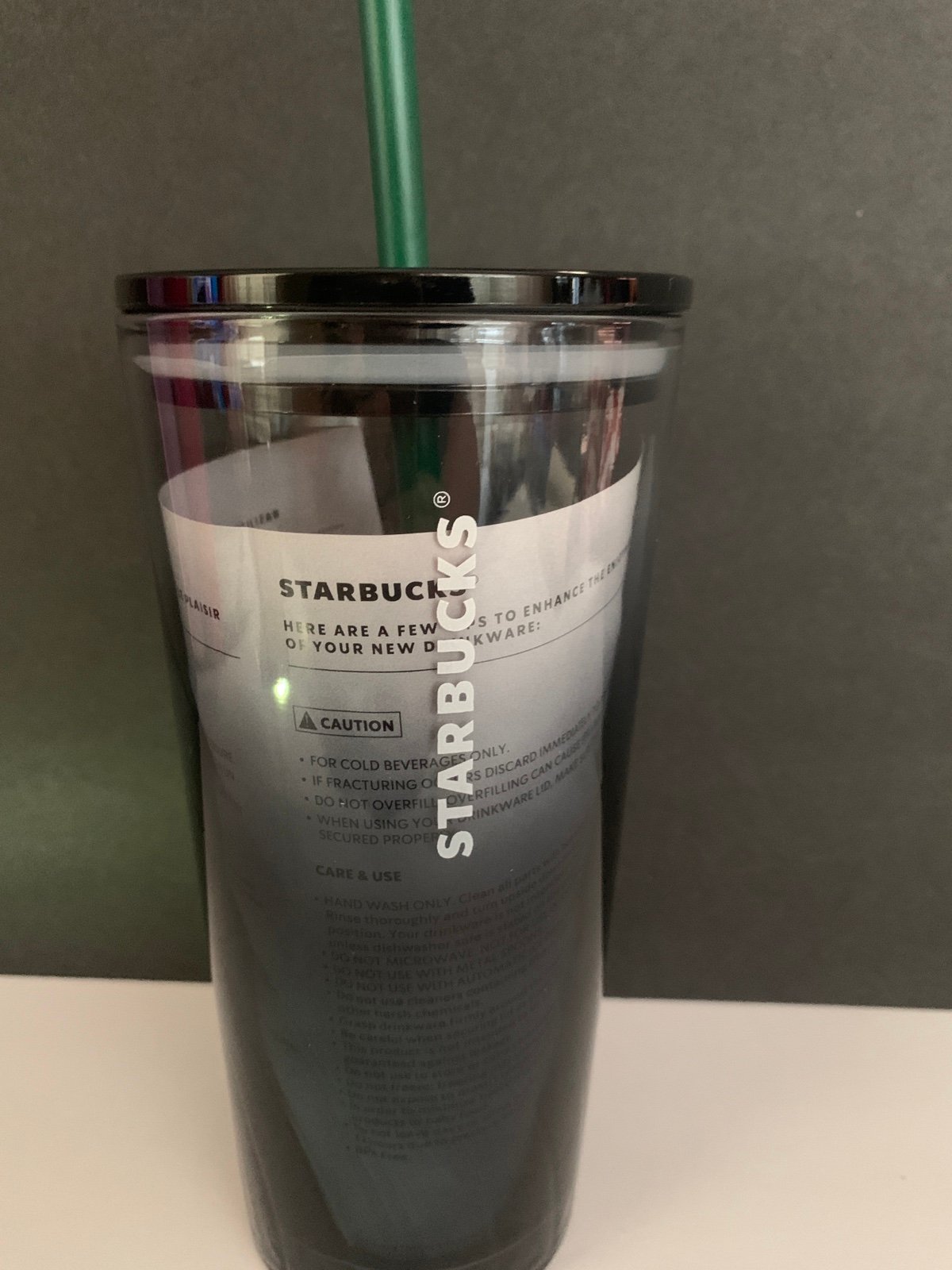 Mexico Starbucks Black Glass Tumbler Newly Released 2023