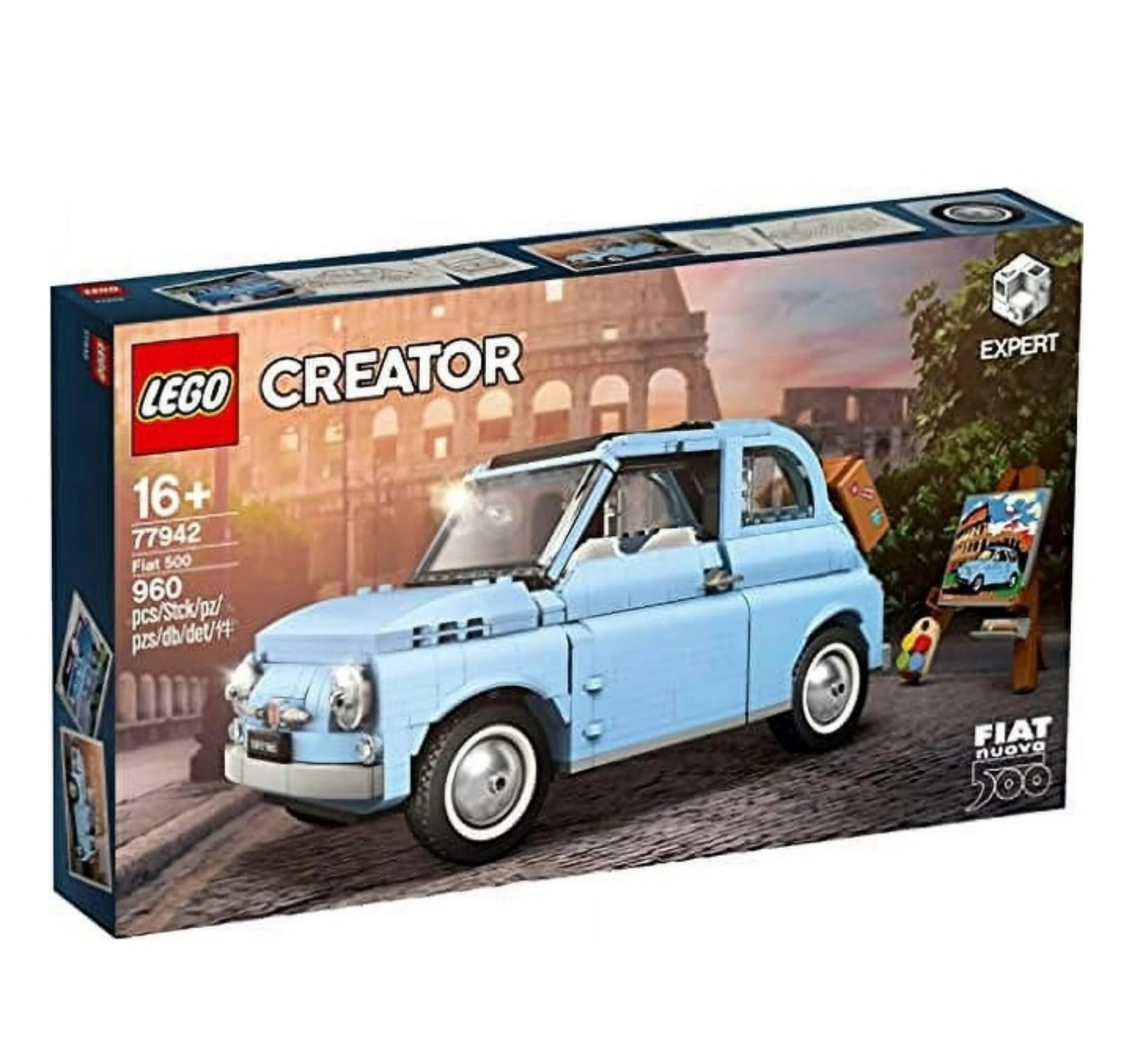 LEGO Creator Expert 77942: Fiat 500 - Light Blue (Brand New / Sealed) new