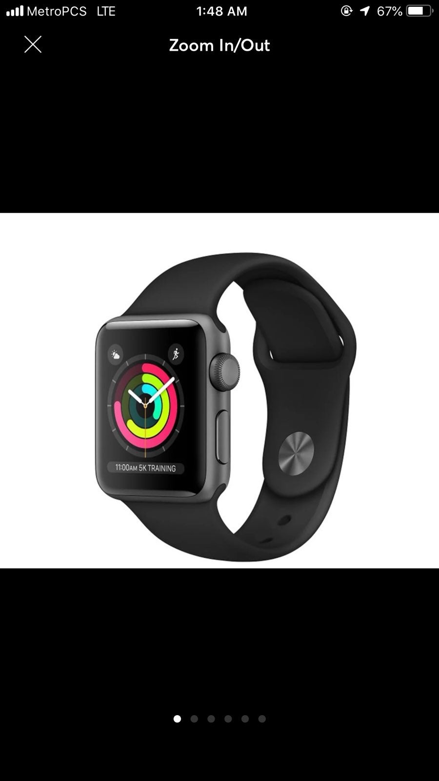 Apple Watch Series 3 (GPS, 38mm) - Space