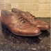 Men's Bally Delio Ornate Cognac Brown Oxford Dress Shoe Size 8.5