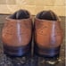 Men's Bally Delio Ornate Cognac Brown Oxford Dress Shoe Size 8.5