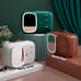 LED Mirror Cosmetic Storage Box LED 3 Color Light Source Poleless Dimming-oaE