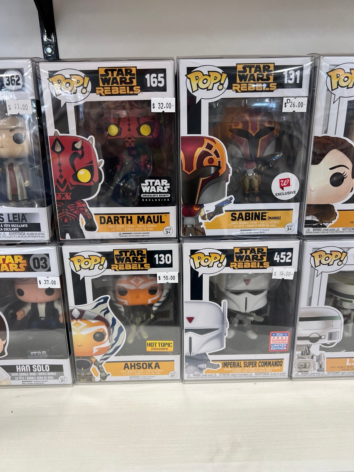 Star Wars Rebels Funko Pops