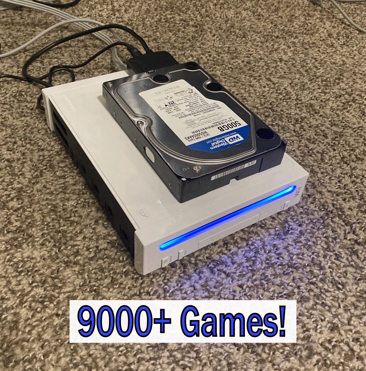 500GB HDD + 64GB SD Custom Wii Bundle