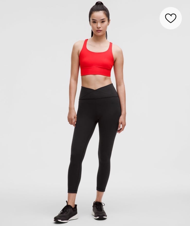 Lululemon Wunder Train Cross-Waist Leggings Size 8