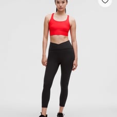 Lululemon Wunder Train Cross-Waist Leggings Size 8