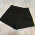 NEW LF 12345 Neon contrast zip high waist shorts M