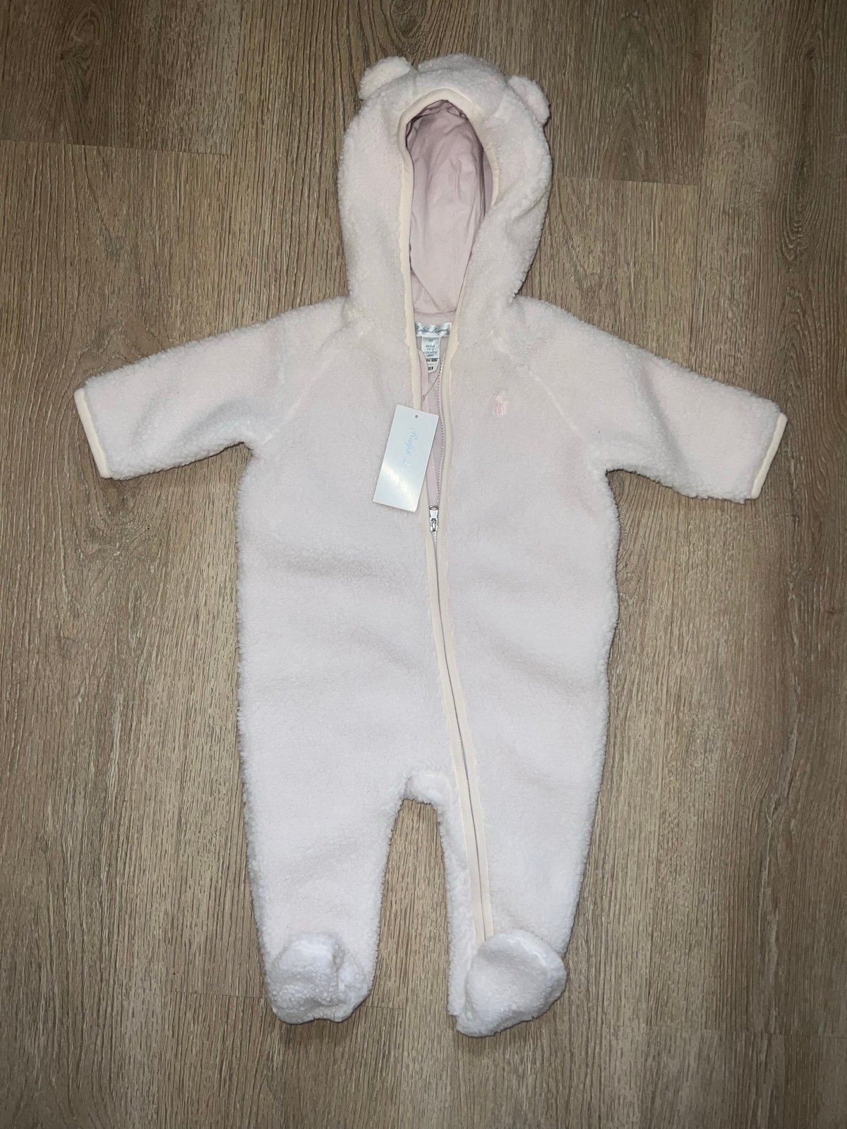Ralph Lauren Baby Sherpa Bunting Coverall size 9M