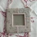 Vintage Simply Shabby Chic Pastel Pink Rose Picture Frame Wall Hanging Decor
