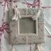 Vintage Simply Shabby Chic Pastel Pink Rose Picture Frame Wall Hanging Decor