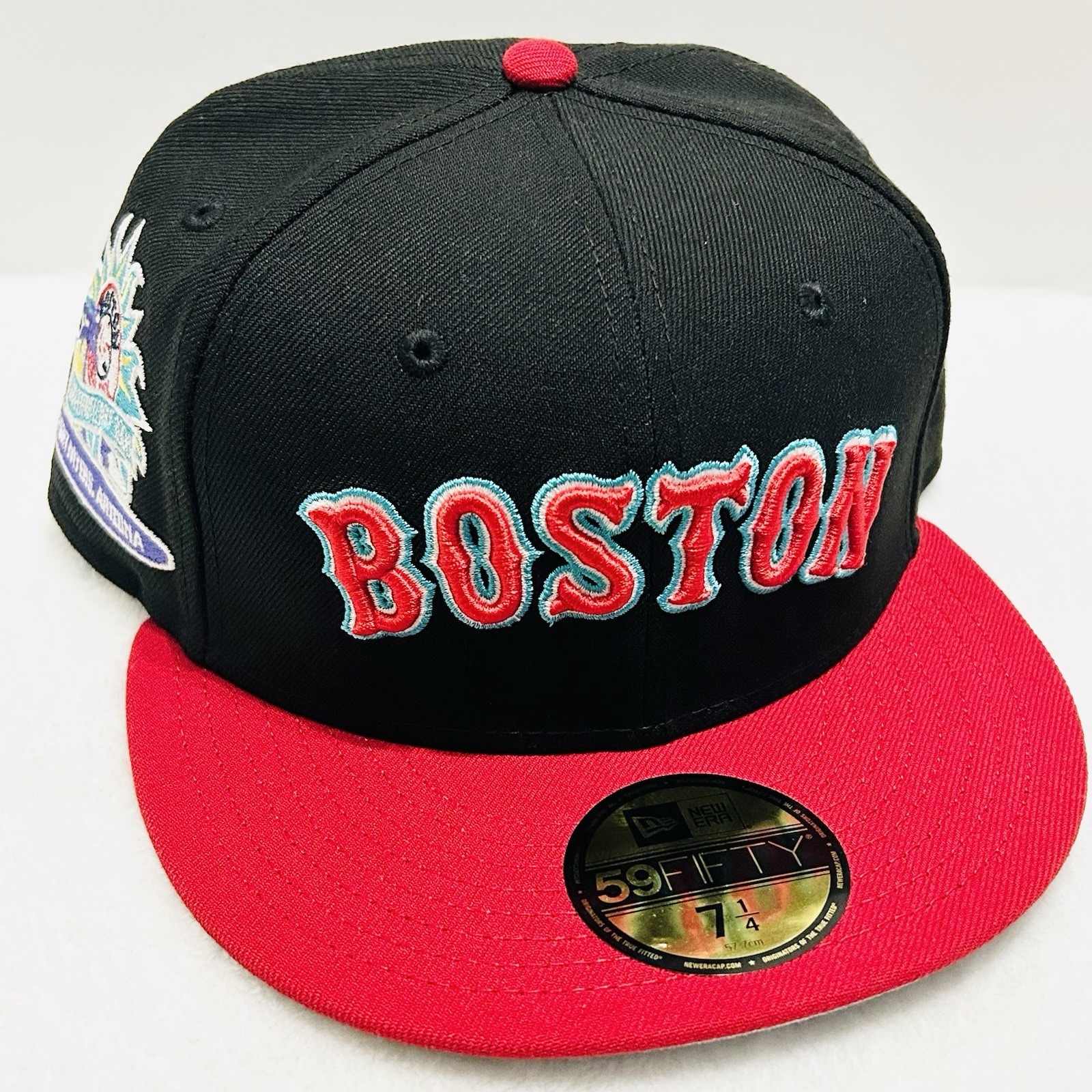 New Era Boston Red Sox Spring Training 59FIFTY Fitted Hat Cap 7 1/4 Black MLB