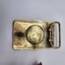Solid Brass Running Deer Belt Buckle USA