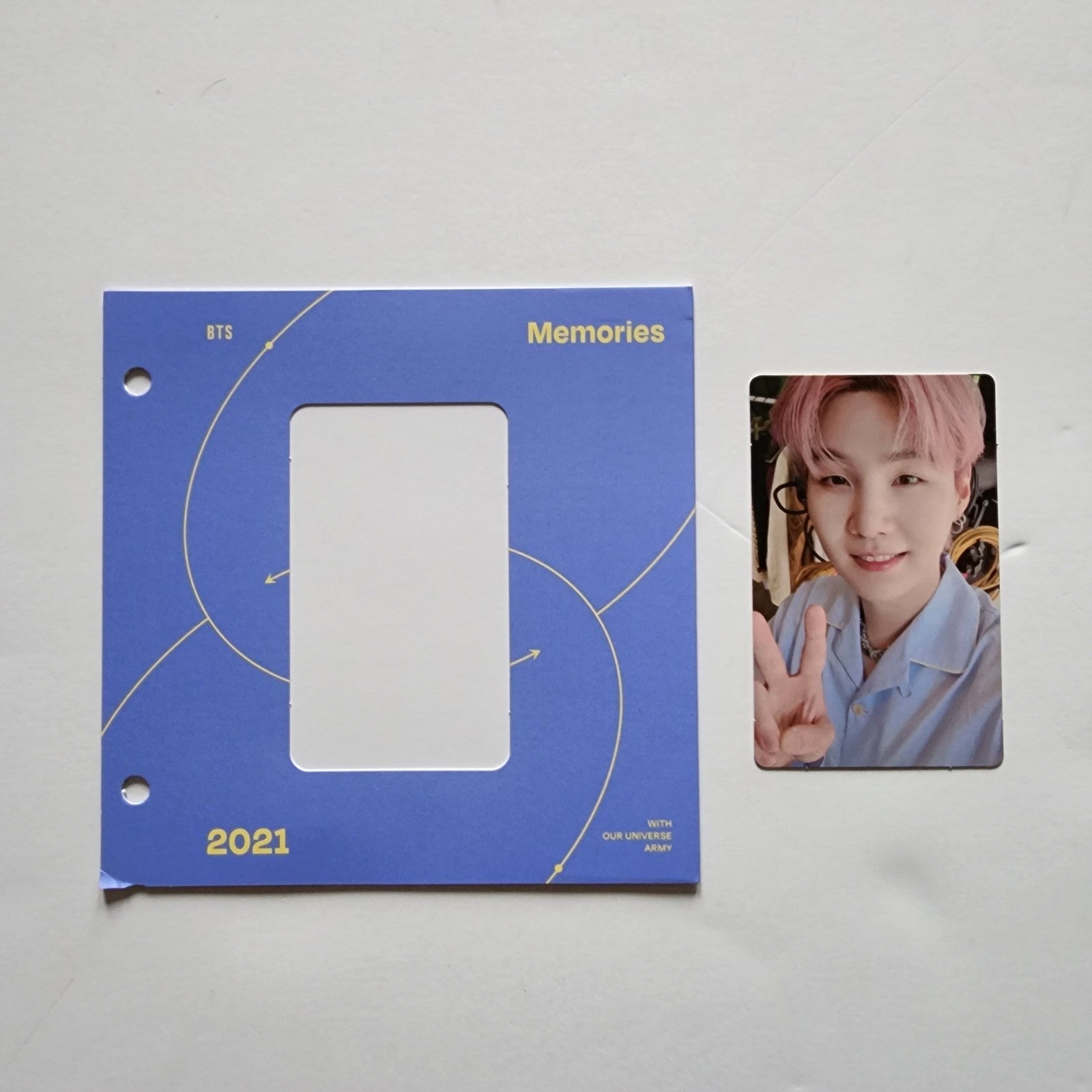 【60％OFF】 of Memories BTS 2021 Photocard Suga with Bluray ミュージック
