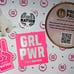 NWOT VS PINK NATION STICKERS & ONE ROUND STICKER