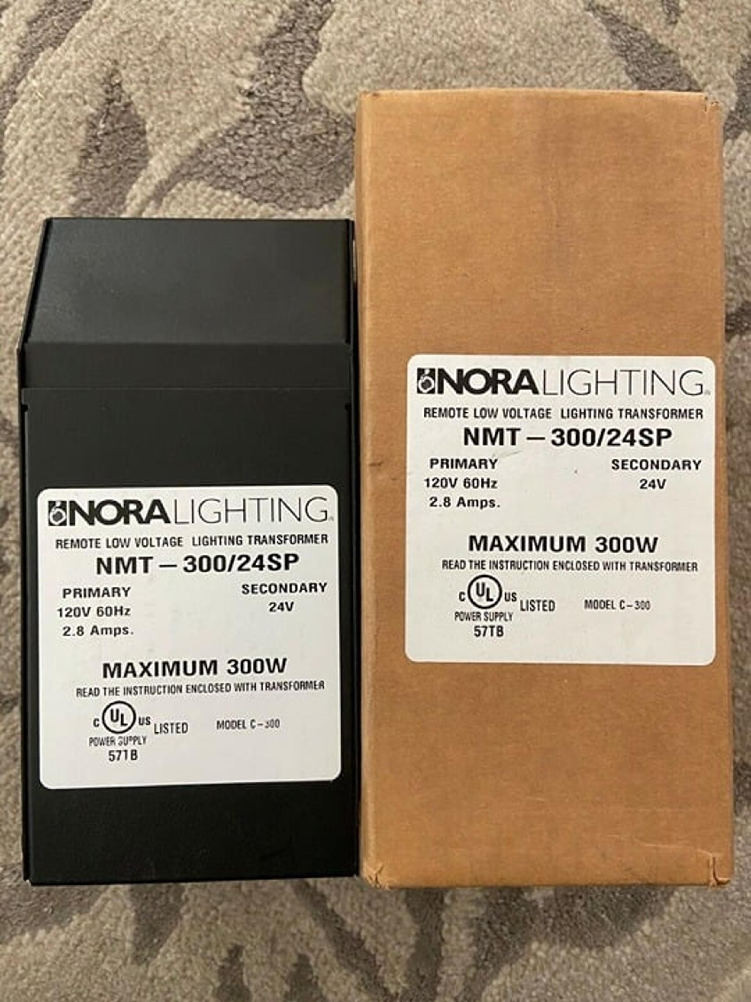 Nora Lighting NMT-300-24SP 24V44; 300W Magnetic Transformer44; 120V & 24V44; NIB