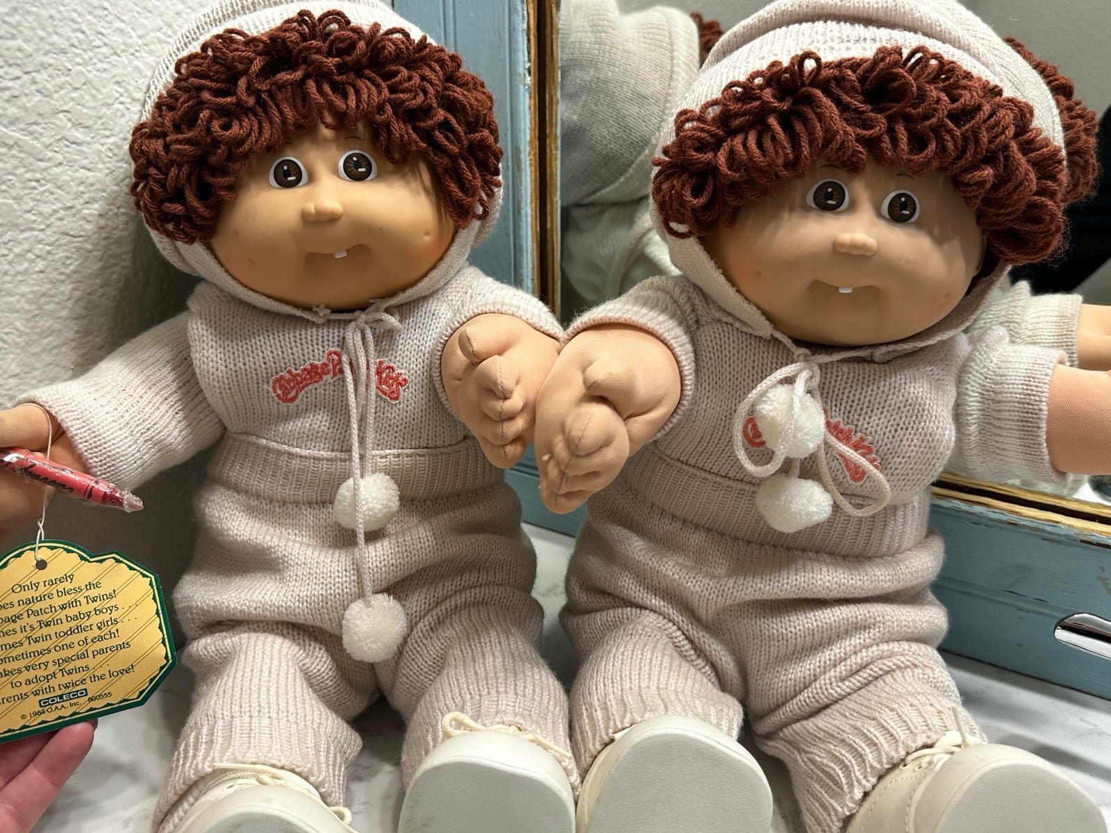 1978, 1982 Twins Cabbage Patch Dolls