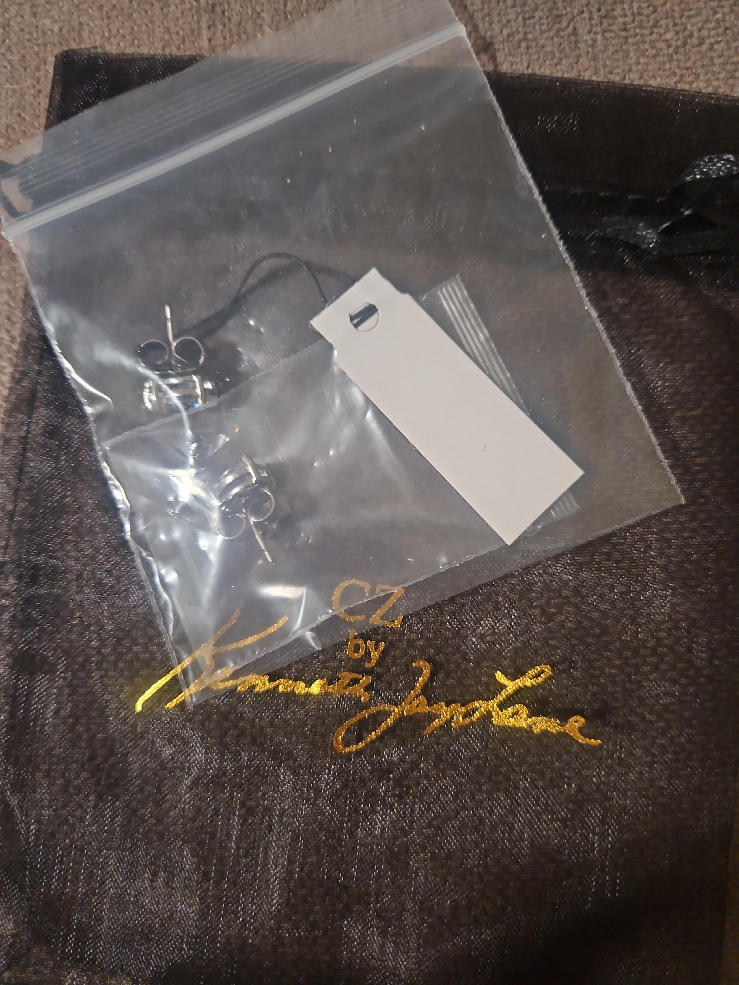 Kenneth Jay Lane CZ earrings