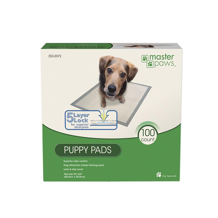Master Paws® Puppy Training Pads - 100 ct